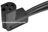 Lead Power Cord - Singer 500  503  600  603  604 (4 Prong) - Woodland Quiltworks, LLC