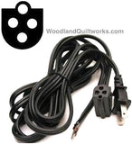 Lead Power Cord - Singer 500  503  600  603  604 (4 Prong) - Woodland Quiltworks, LLC