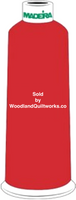 Madeira Burmilana Wool #12 Thread : Color 813-3800 Red Orange - Woodland Quiltworks, LLC