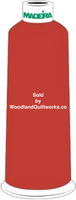 Madeira Burmilana Wool #12 Thread : Color 813-3804 Red Orange - Woodland Quiltworks, LLC
