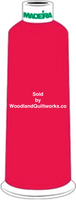 Madeira Burmilana Wool #12 Thread : Color 813-3989 Red Pink - Woodland Quiltworks, LLC