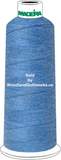 Madeira Burmilana Cotton #12 Thread : Color 816-3255 Blue Melange - Woodland Quiltworks, LLC