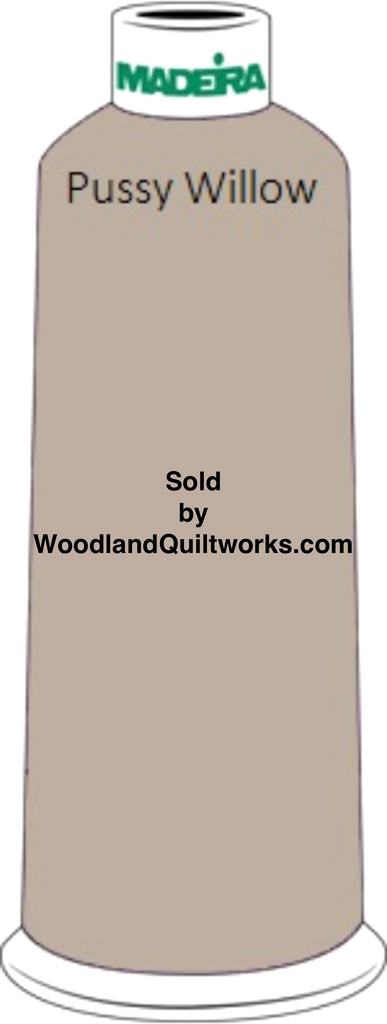 Madeira Classic Rayon #12 : Color 920-1060 Brown/Gray, Pussy Willow - Woodland Quiltworks, LLC