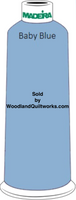 Madeira Classic Rayon #12 : Color 920-1075 Blue, Baby Blue - Woodland Quiltworks, LLC
