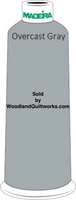 Madeira Classic Rayon #12 : Color 920-1118 Gray, Overcast Gray - Woodland Quiltworks, LLC