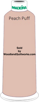 Madeira Classic Rayon #12 : Color 920-1142 Brown/Beige, Peach Puff - Woodland Quiltworks, LLC