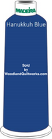 Madeira Classic Rayon #12 : Color 920-1166 Blue, Hanukkah Blue - Woodland Quiltworks, LLC