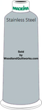 Madeira Classic Rayon #12 : Color 920-1212 Gray, Stainless Steel - Woodland Quiltworks, LLC