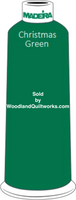 Madeira Classic Rayon #12 : Color 920-1250 Green, Christmas Green - Woodland Quiltworks, LLC