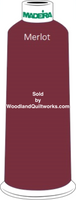 Madeira Classic Rayon #12 : Color 920-1384 Red/Purple, Merlot - Woodland Quiltworks, LLC