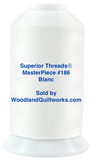 Superior Threads® MasterPiece #186 Blanc #50/3-Ply 2,500 Yard Cone. - Woodland Quiltworks, LLC