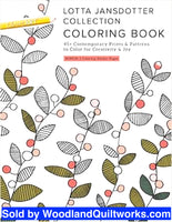 Lotta Jansdotter Collection Coloring Book - Woodland Quiltworks, LLC