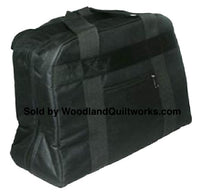 Sewing Machine Tote Bag for Most Free Arm Sewing Machines - Black - Woodland Quiltworks, LLC