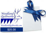 Gift Card - Woodland Quiltworks Products and Services - Woodland Quiltworks, LLC