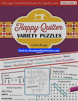 Happy Quilter Variety Puzzles Volume 2 Book by Gailen Runge - Woodland Quiltworks, LLC