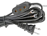 Singer Power Cord Double Lead - Featherweight and Many 15, 200, 300, 400, and 1200 Series Models - Woodland Quiltworks, LLC