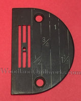 Large Hole Needle Plate Singer 31 Class 44 Class and Other Industrial Machines - Woodland Quiltworks, LLC