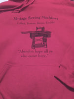 Crew Neck Sweatshirt - Safety Pink Size L - Woodland Quiltworks, LLC