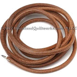 Treadle Belt 3/16" - Leather with Closing Staple: Treadle & Industrial Sewing Machines - Woodland Quiltworks, LLC