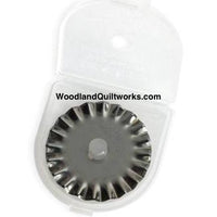 OLFA 45mm Pinking Rotary Blade - 1 - Woodland Quiltworks, LLC