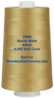 Superior Threads® OMNI™ #3042 Vanilla Wafer 6,000 Yard Cone - Woodland Quiltworks, LLC