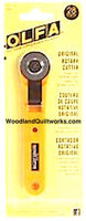 OLFA 28mm Rotary Cutter - Woodland Quiltworks, LLC