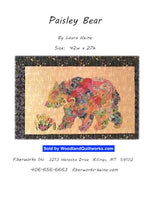 Paisley Bear Pattern by Laura Heine - Woodland Quiltworks, LLC