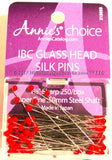 Super Fine Glass Head Pins - Woodland Quiltworks, LLC