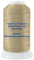 Superior Threads® MasterPiece #153 Parchment #50/3-Ply 2,500 Yard Cone. - Woodland Quiltworks, LLC