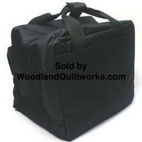 Singer Featherweight 221 / 222 Reinforced Soft Carry and Storage Case - Black - Woodland Quiltworks, LLC