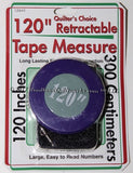 Retractable Measuring Tape 120" - Woodland Quiltworks, LLC