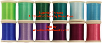 Superior Threads® Art Studio Colors by Ricky Tims - Flower Garden Set 12 Spools from the #300 Series - Woodland Quiltworks, LLC