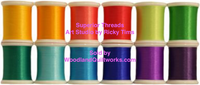 Superior Threads® Art Studio Colors by Ricky Tims - Rain Forest Set 12 Spools from the #200 Series - Woodland Quiltworks, LLC