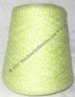 Knitting / Crochet Yarn - Bebe Tamm Color Combos & Variegated T3715 LIME & WHITE - Woodland Quiltworks, LLC