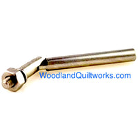 Spool Pin - Fold Down (Metal) Includes Nut and Washer - Woodland Quiltworks, LLC