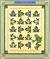 You Must Be Croaking Quilt Pattern by Karen Brow - Woodland Quiltworks, LLC