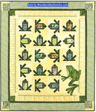 You Must Be Croaking Quilt Pattern by Karen Brow - Woodland Quiltworks, LLC