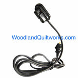 Power Lead Cord 3 Prong Console - Necchi Supernova, Pfaff 130 230 330 332 (Old Style) - Woodland Quiltworks, LLC