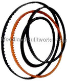 Singer Featherweight 221, 222 Motor Belt 17.5" - Orange Lug Belt - Woodland Quiltworks, LLC